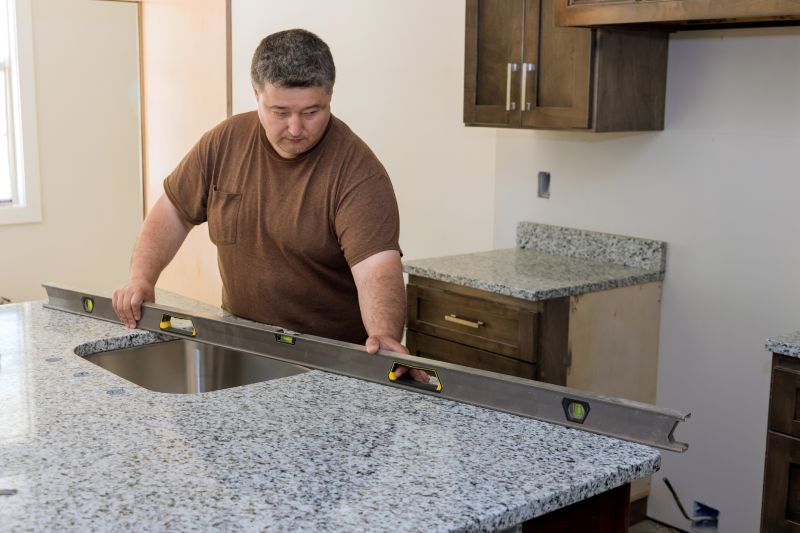 Granite Slab Installation in Marin County, CA